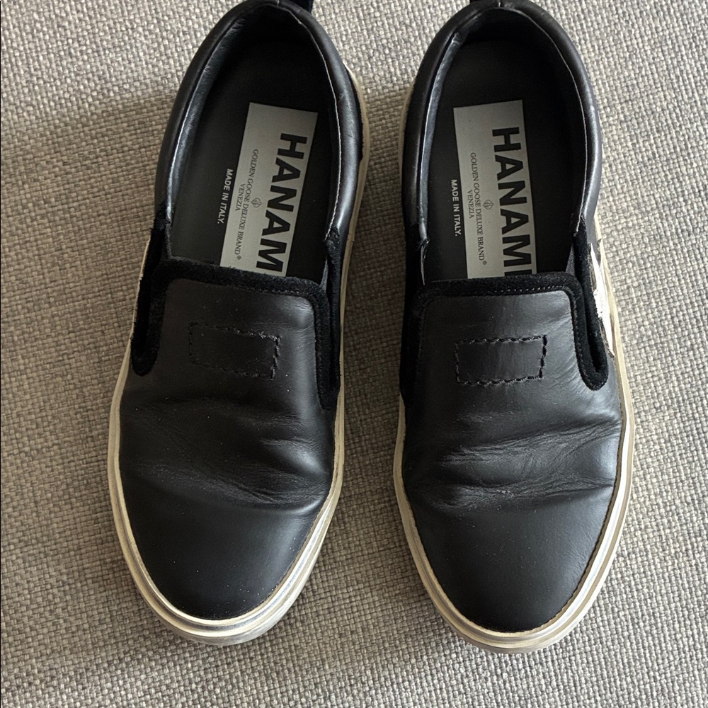 Golden Goose Black Women's Slip-On Sneakers